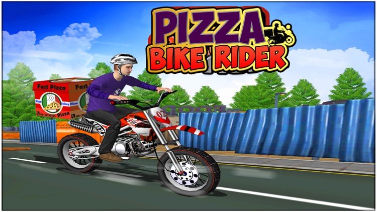 Pizza Delivery Bike Rider