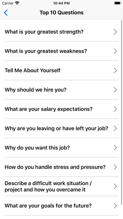 Job Interview Prep Questions screenshot-5