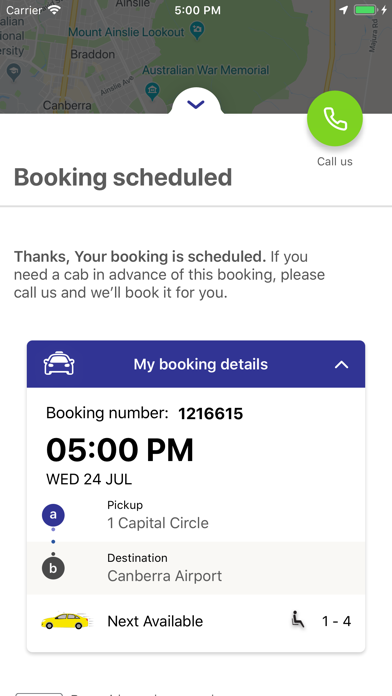 Canberra Elite Taxis screenshot 3