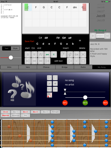Jazz Song Creator Pro - náhled