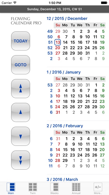 Flowing Calendar PRO