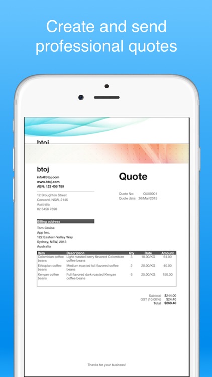 Job Quote Maker - Invoice Plus