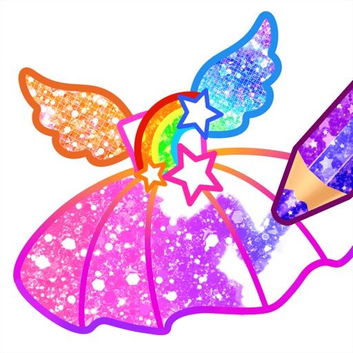 Coloring Glitter Princess Download