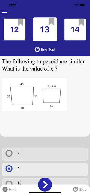 7th Grade STAAR Math Test 2019(圖8)-速報App