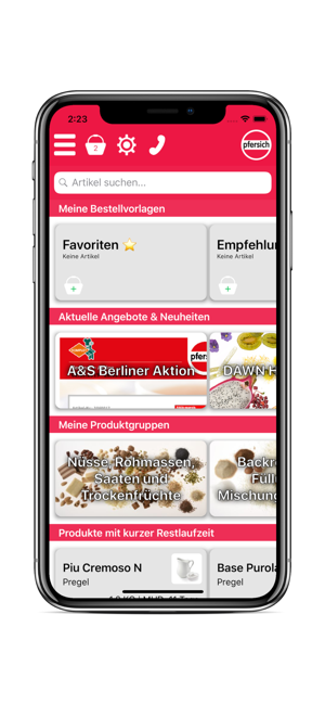 Pfersich Bestell-App(圖1)-速報App