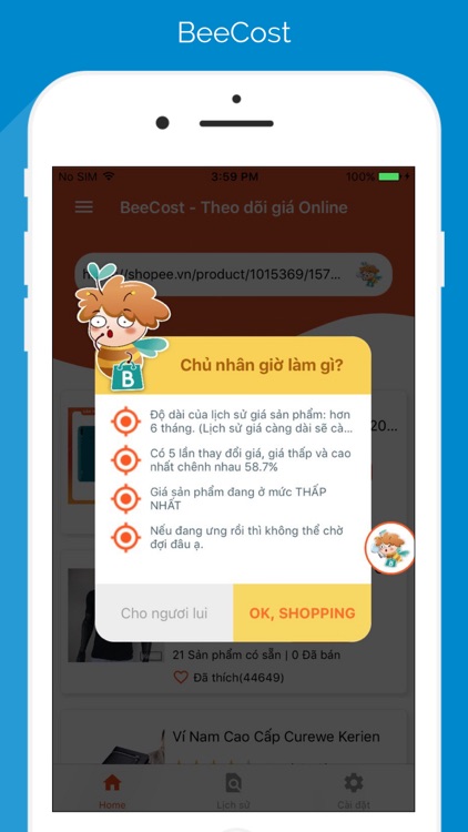 BeeCost Trợ lý Shopping Online screenshot-4