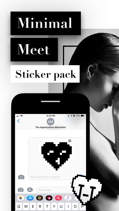 Minimal Meet Stickers Screenshot 1