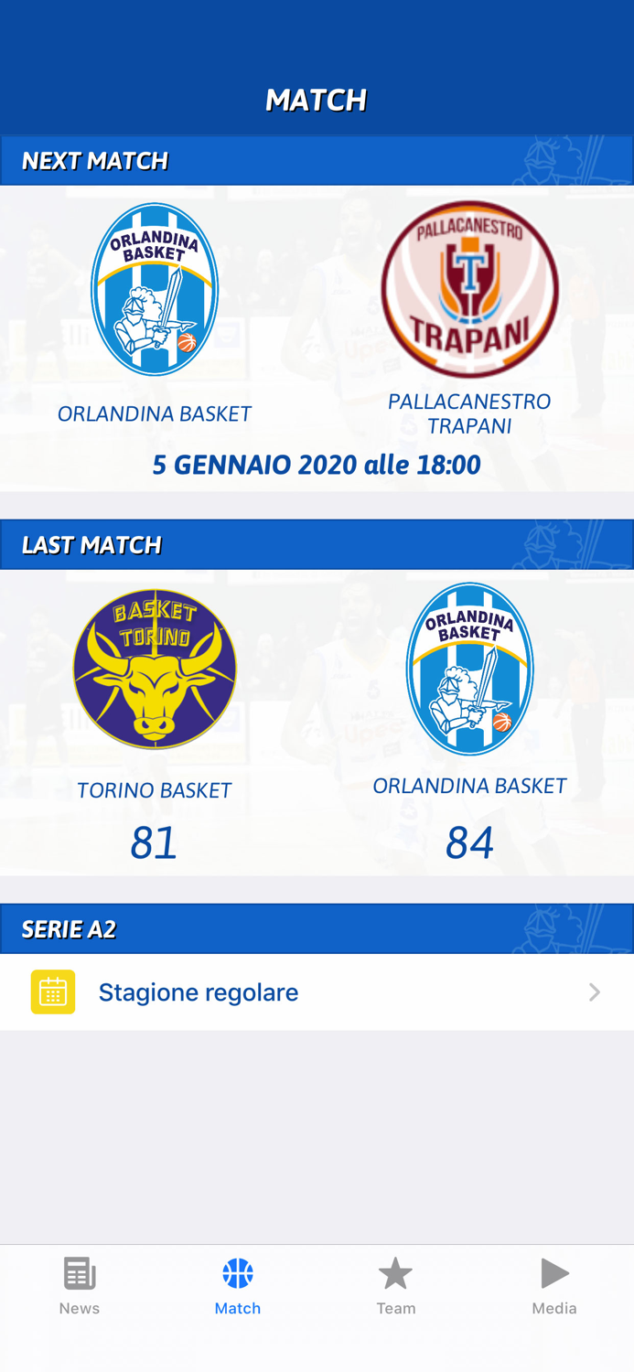 Orlandina Basket App