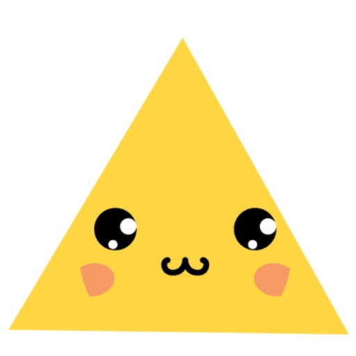 Cute Triangle Emoji Stickers