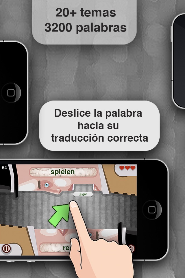 Wordeaters: Spanish & German screenshot 3