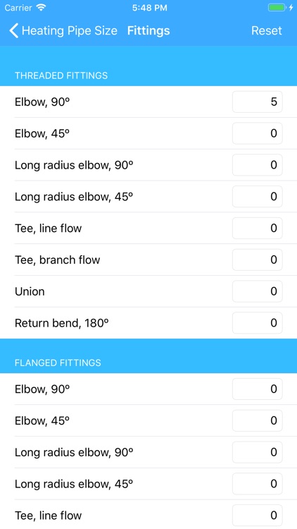 Heating Pipe Size screenshot-3