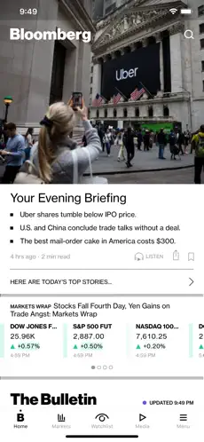 Screenshot 1 Bloomberg: Business News iphone