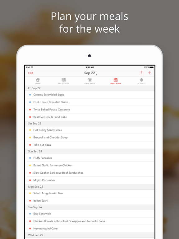 BigOven Recipes & Meal Planner iPad BigOven Recipes & Meal Planner iPad