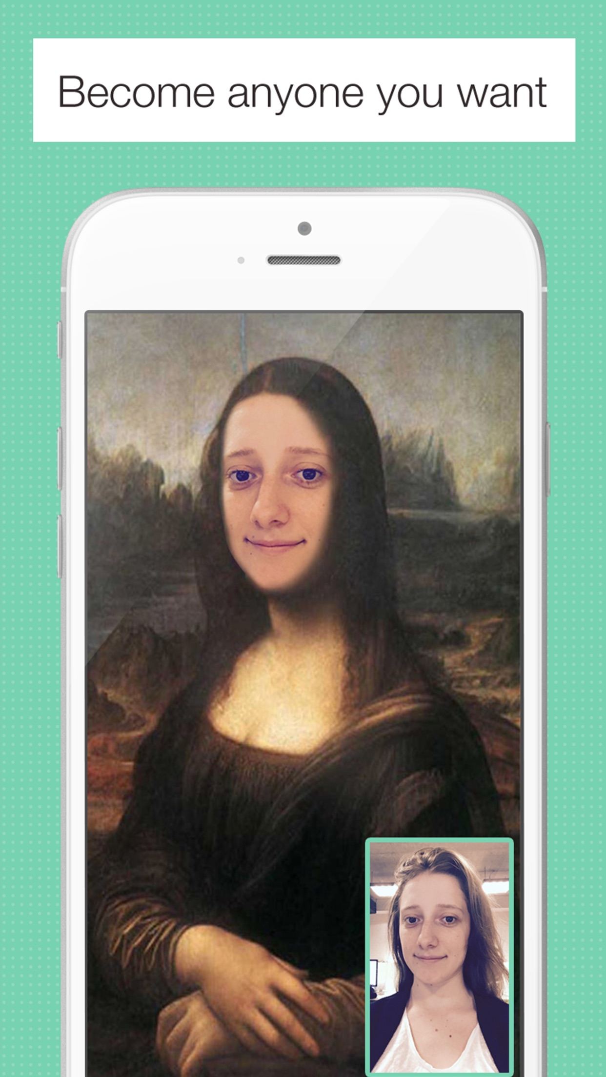Screenshot do app Place My Face ™