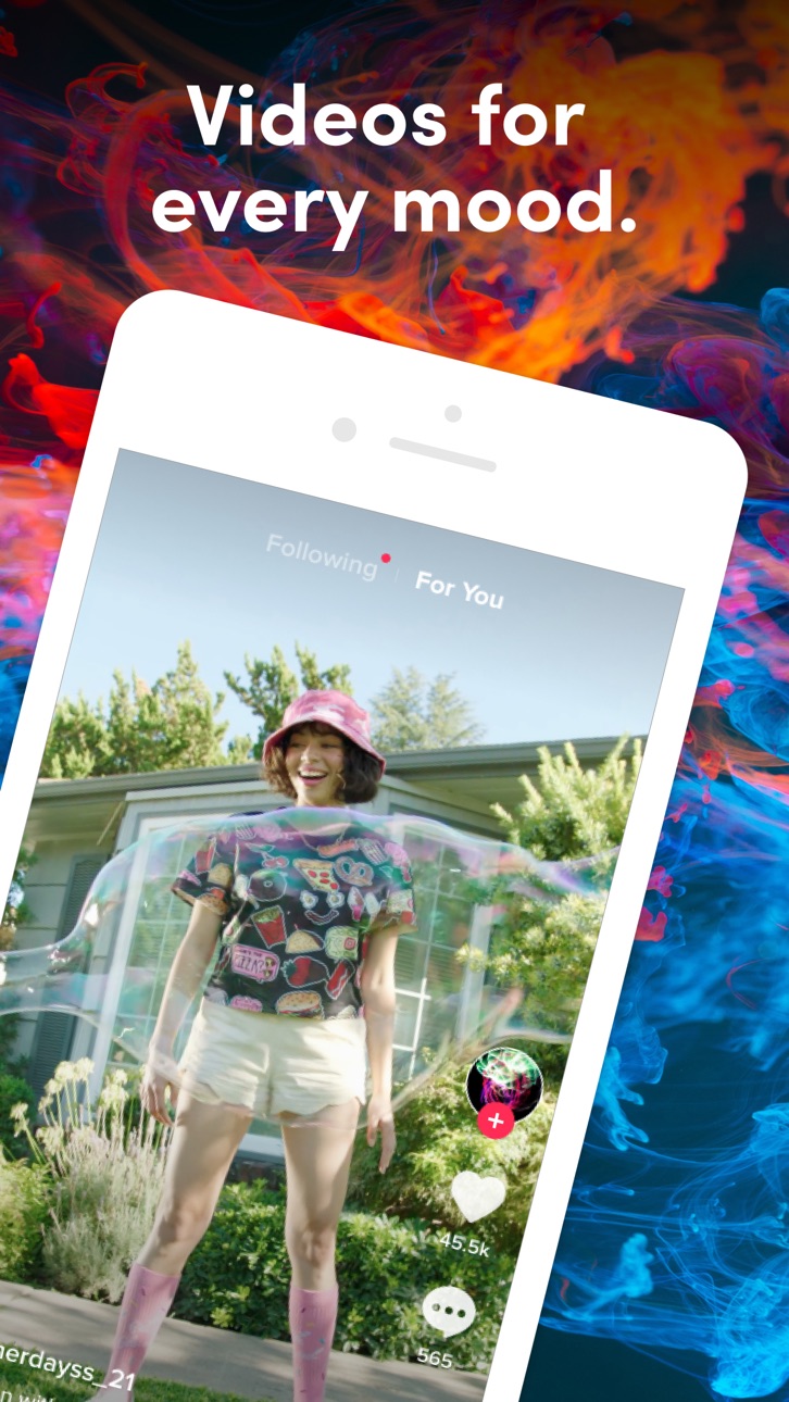TikTok Modded screenshot 1 - iOS app interface