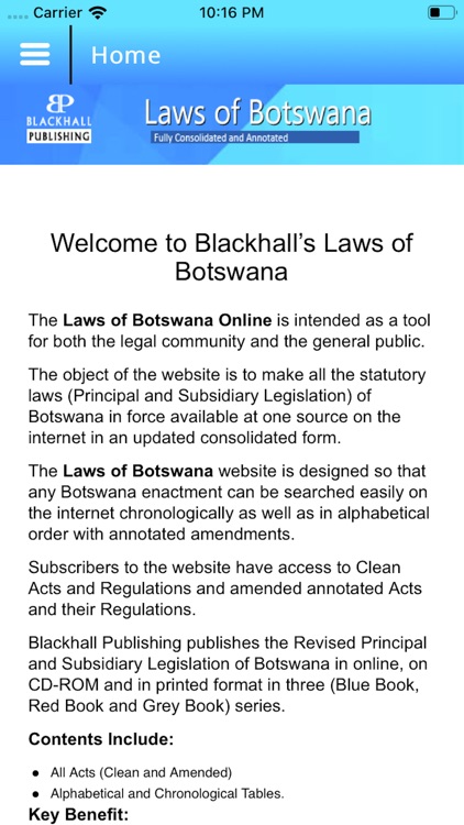 Law Of Botswana