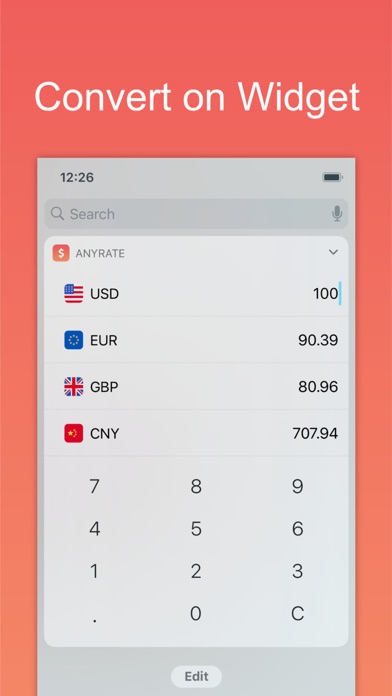 AnyRate Pro - Currency Rates Screenshots