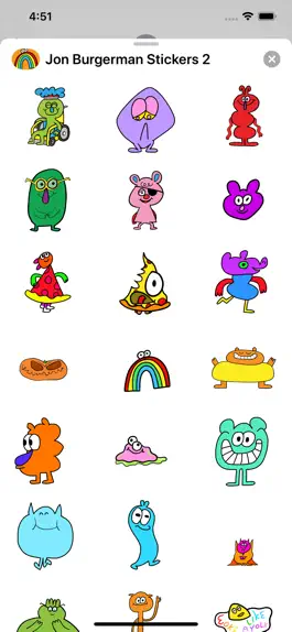 Game screenshot Jon Burgerman Stickers 2 apk