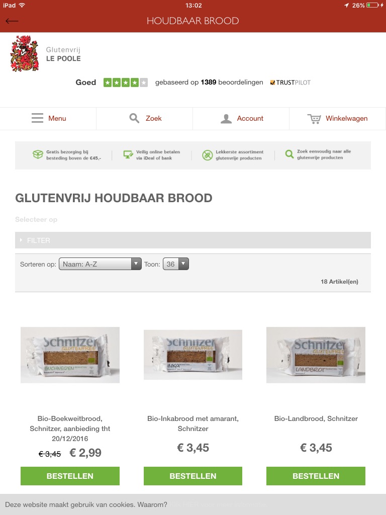 Glutenvrij Le Poole screenshot 3