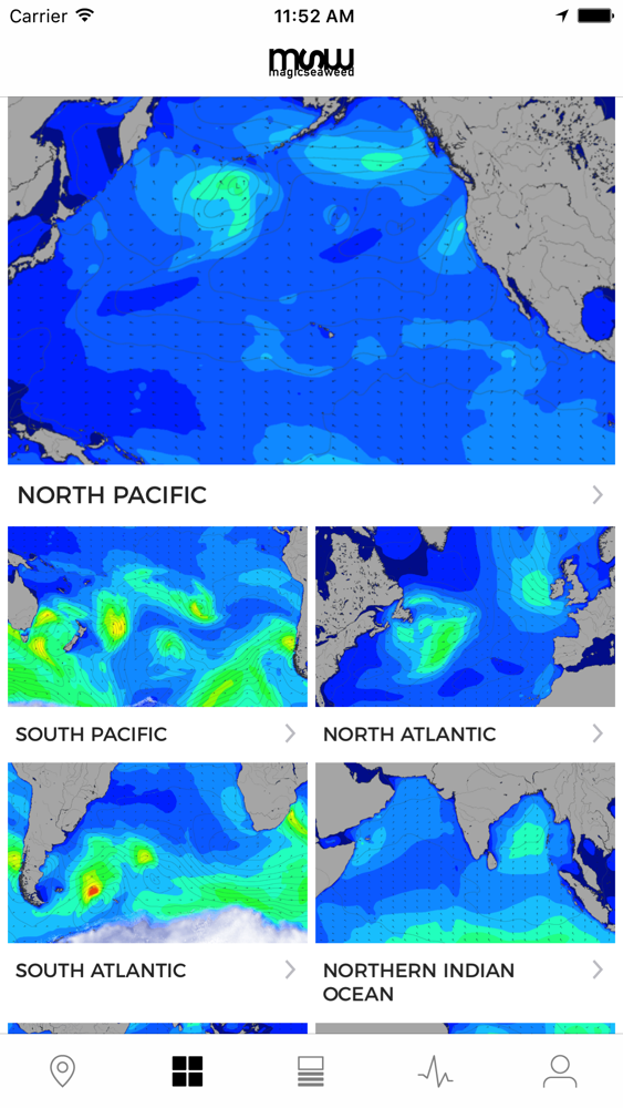Magicseaweed Atlantic Pressure Charts