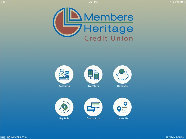 Members Heritage CU for iPad
