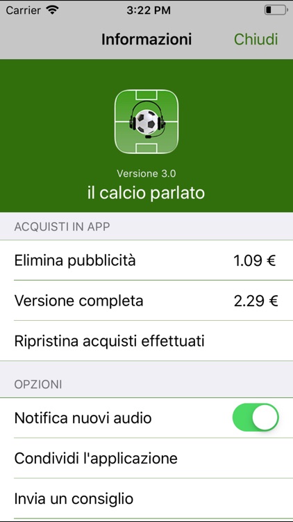 Il calcio parlato