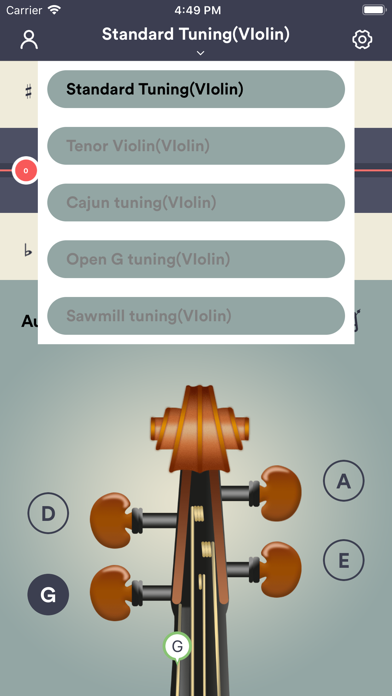 バイオリンチューナー : チューナー とメトロノームのおすすめ画像2