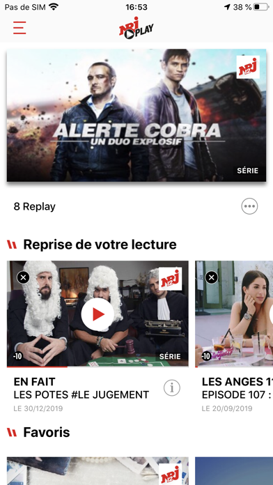 NRJ Play, en direct & replayのおすすめ画像1