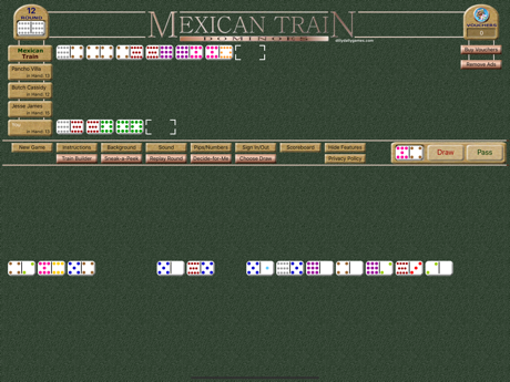 Cheats for Mexican Train Dominoes