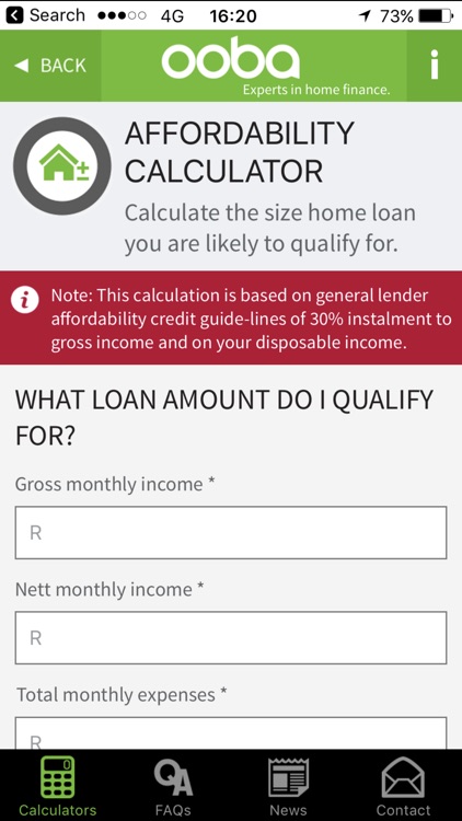 ooba home finance app