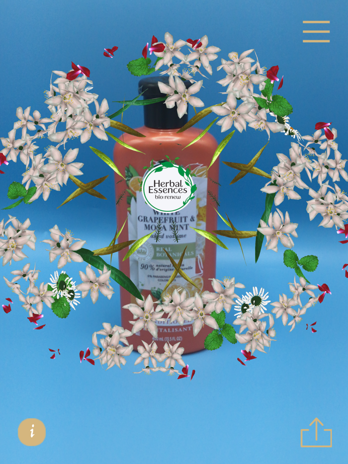 Herbal Essences AR Experience