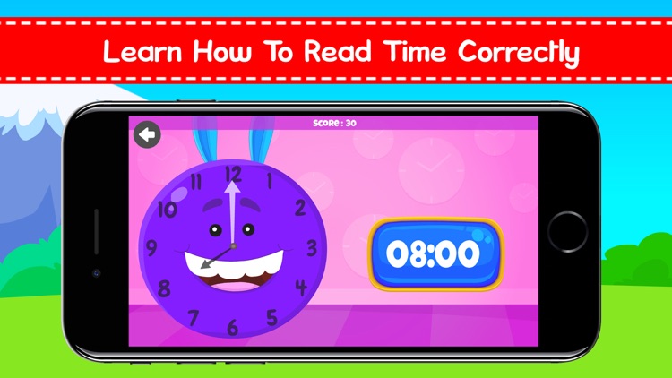 Telling Time For Kids + Clock