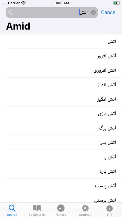 Amid Persian Dictionary