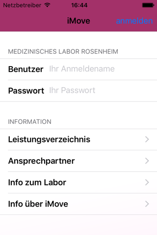 Labor Rosenheim screenshot 2