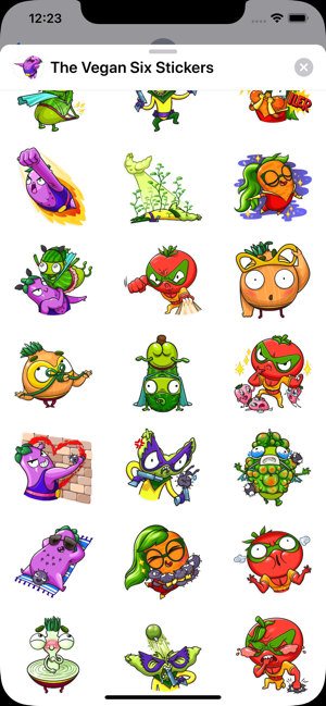 New The Six Vegan Stickers(圖2)-速報App