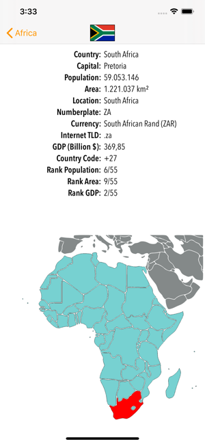 Africa Quiz Maps Flags Infos(圖2)-速報App