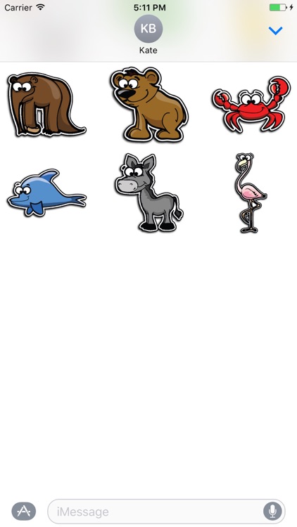 Cartoon Animal Stickers screenshot-3