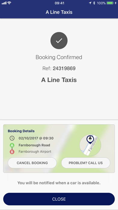 How to cancel & delete Farnborough Taxis from iphone & ipad 4
