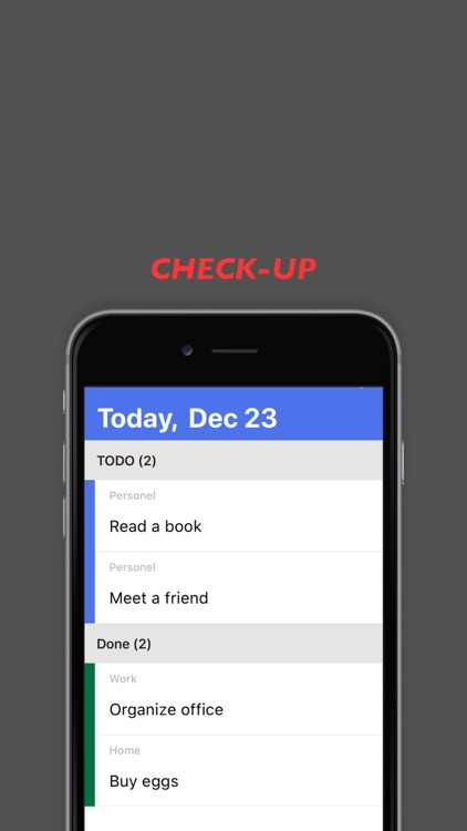 CHECK-UP: To-Do List & Tasks