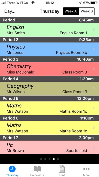 How to cancel & delete College Timetable from iphone & ipad 1