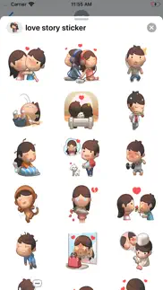 How to cancel & delete love story sticker 4