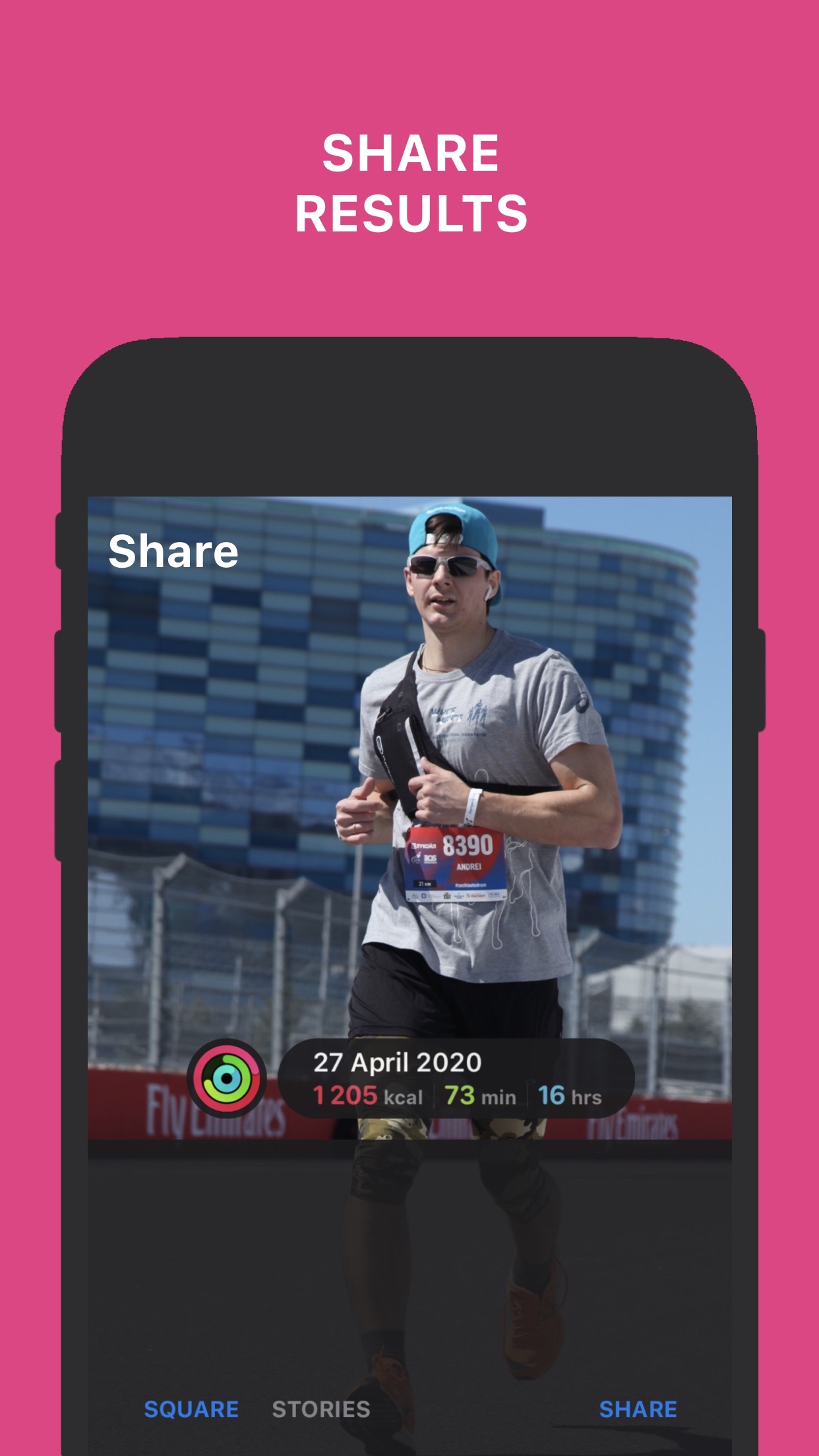 Screenshot do app Activity Tracker+