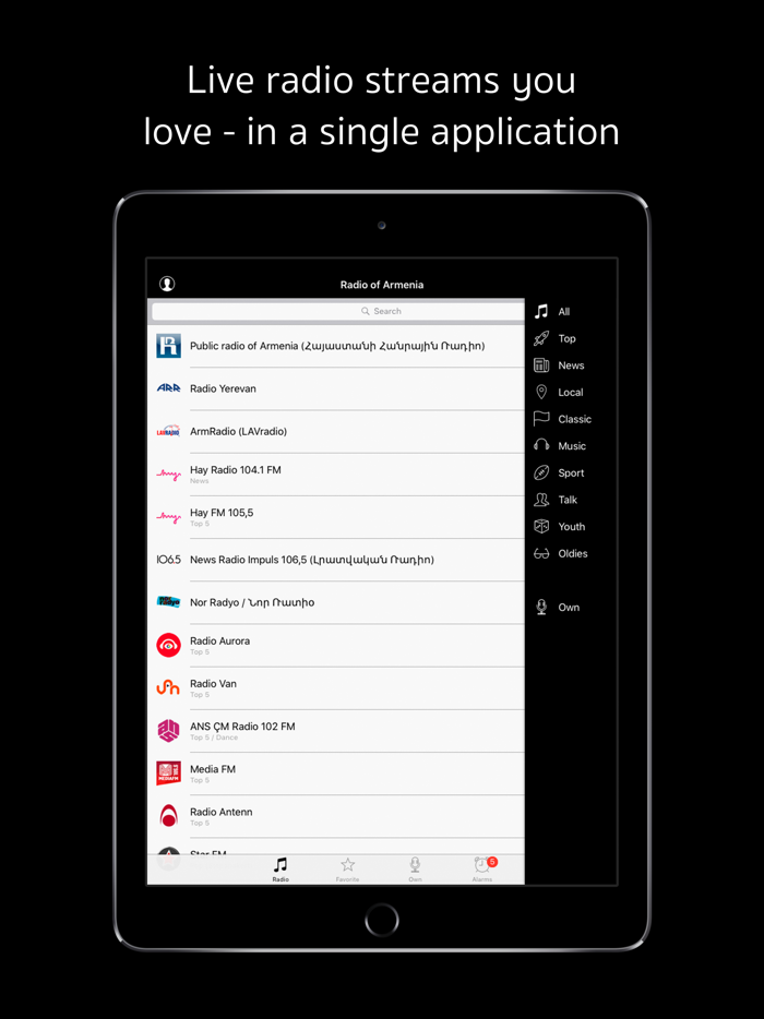 Radio of Armenia online