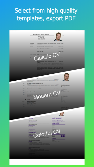 CV App: Lebenslauf ErstellenScreenshot von 2