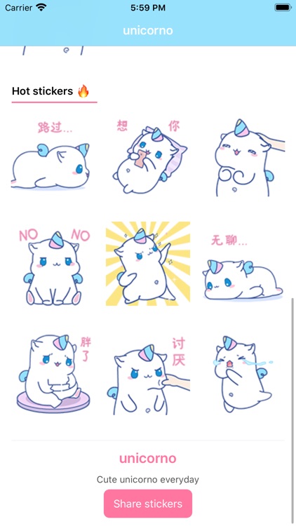 unicorno - Sticker