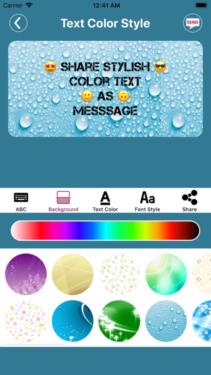 Color Text Message & Emoji Art