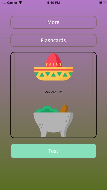 Mexican culture card