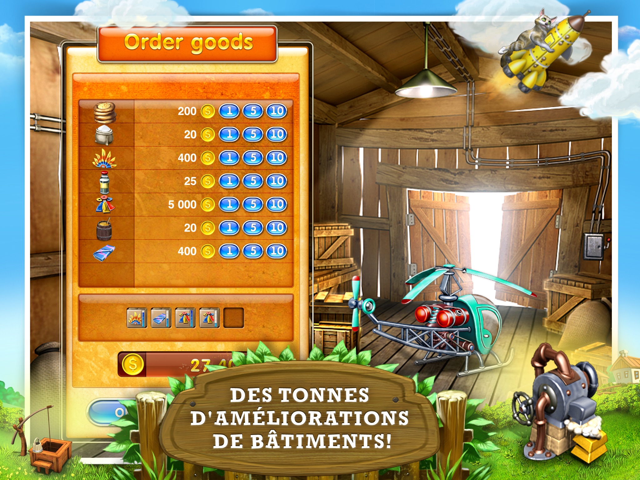 Farm Frenzy 3: Village HD Lite screenshot 2