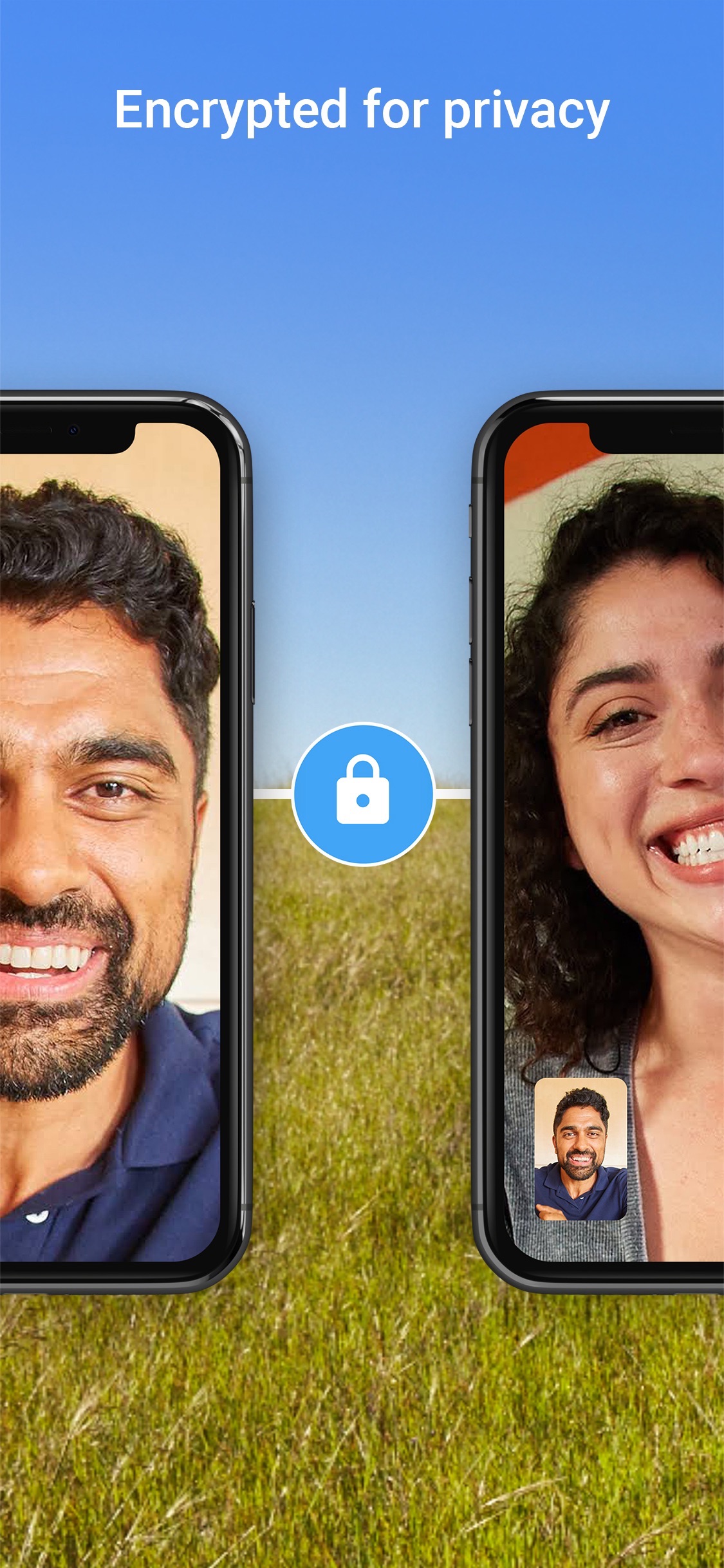 Screenshot do app Google Duo