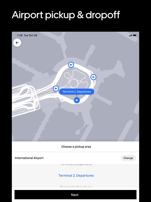 iPad Image of Uber - Request a ride